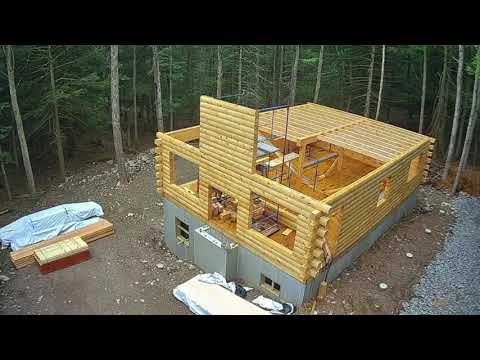Timelapse of a Log Home – Part 1